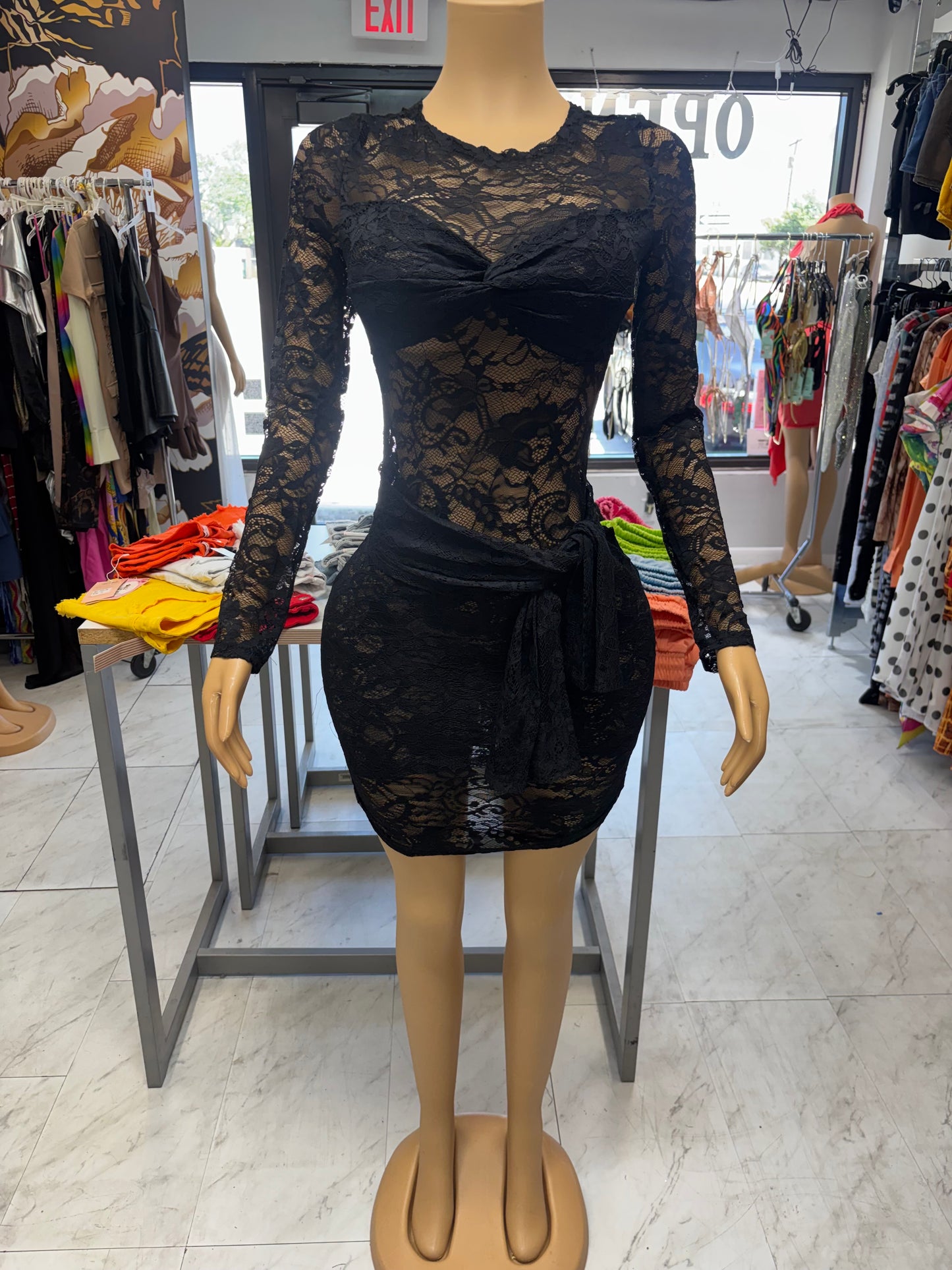 Black Lace Dress