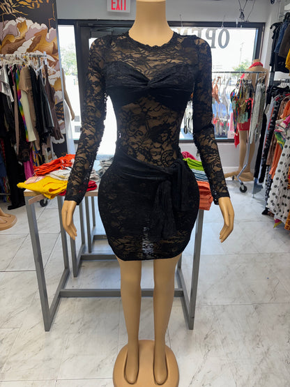 Black Lace Dress