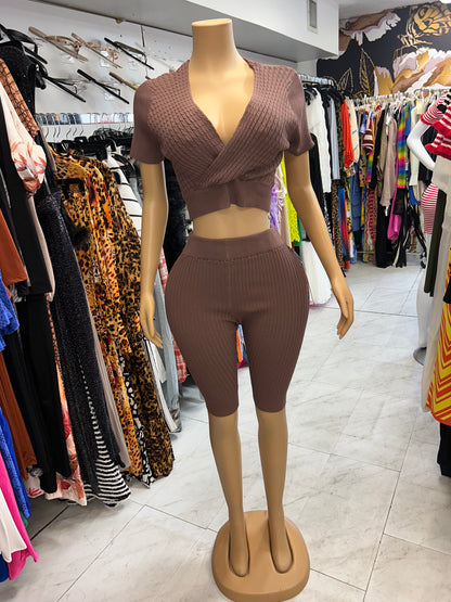 Crop Capri Set