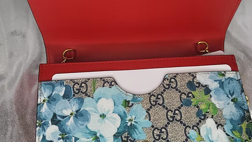 Authentic Gucci Bloom GG Clutch/Crossbody Bag