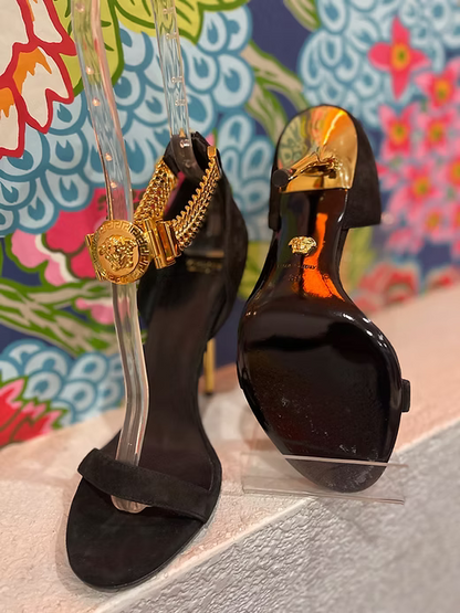 Versace Signature Ankle Strap Sandles