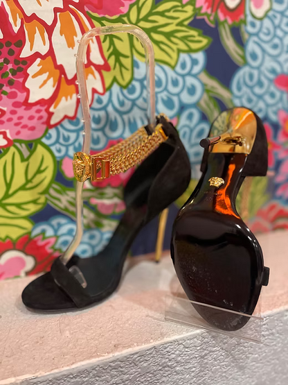 Versace Signature Ankle Strap Sandles