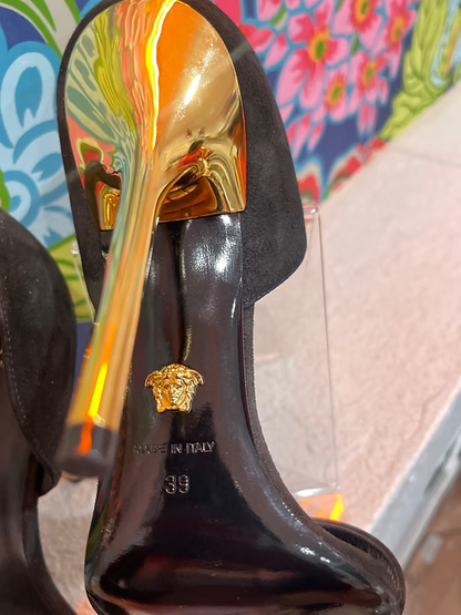 Versace Signature Ankle Strap Sandles