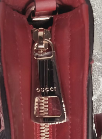 Gucci Microguccissima Small Bree Tote Red