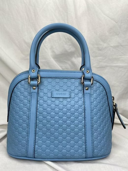Gucci Microguccissima Mini Dome Light Blue