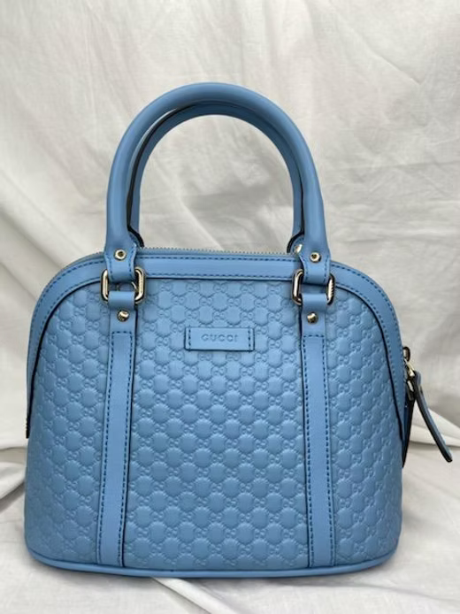 Gucci Microguccissima Mini Dome Light Blue