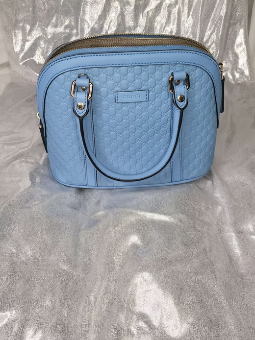Gucci Microguccissima Mini Dome Light Blue