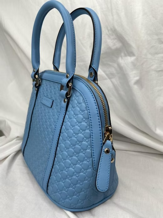 Gucci Microguccissima Mini Dome Light Blue
