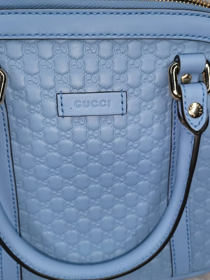 Gucci Microguccissima Mini Dome Light Blue