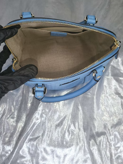 Gucci Microguccissima Mini Dome Light Blue
