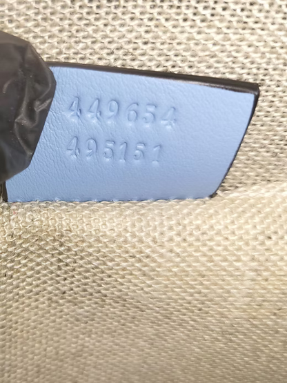 Gucci Microguccissima Mini Dome Light Blue