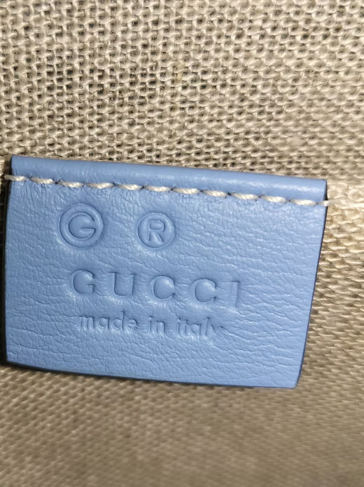 Gucci Microguccissima Mini Dome Light Blue